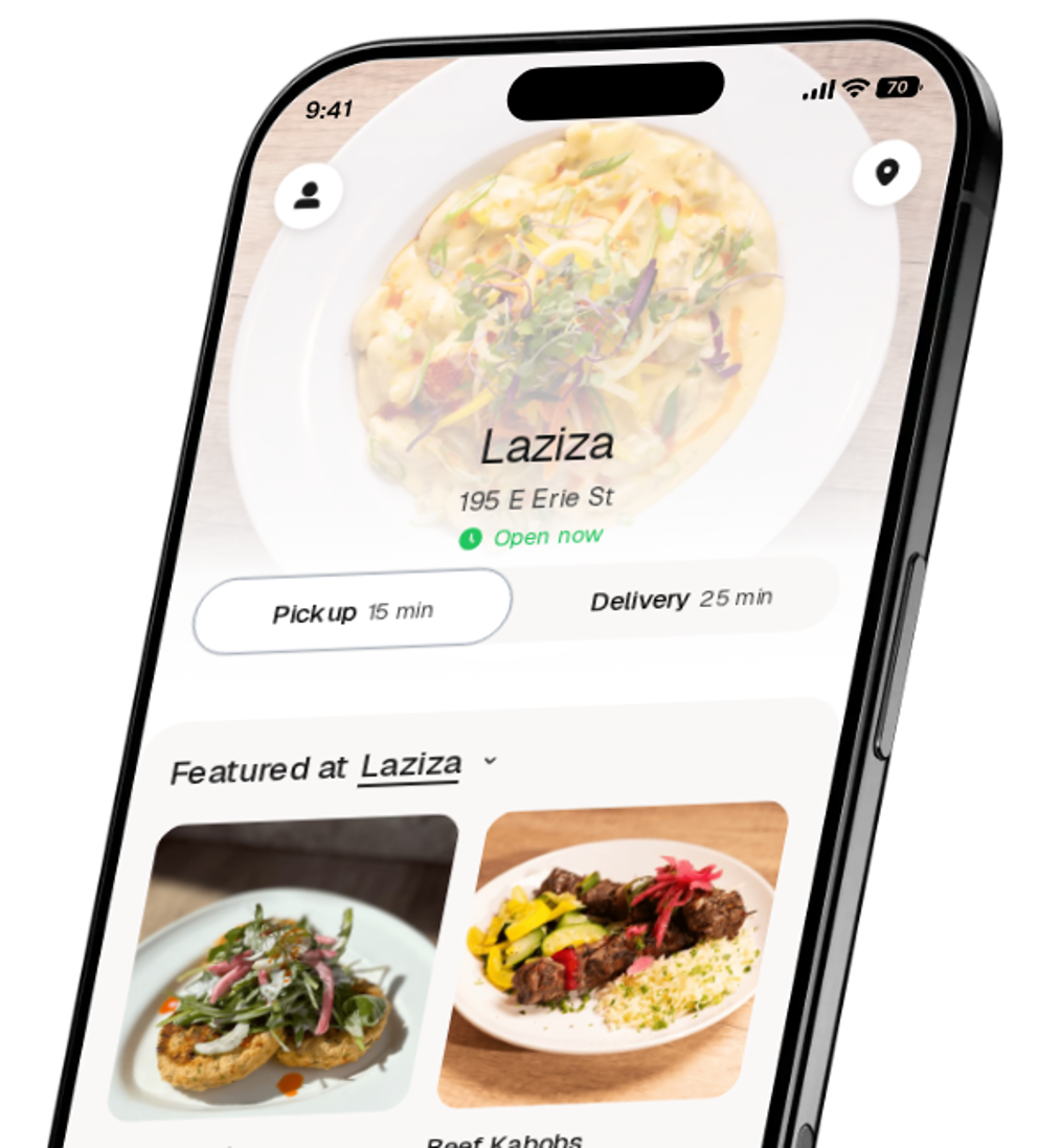 Laziza app preview