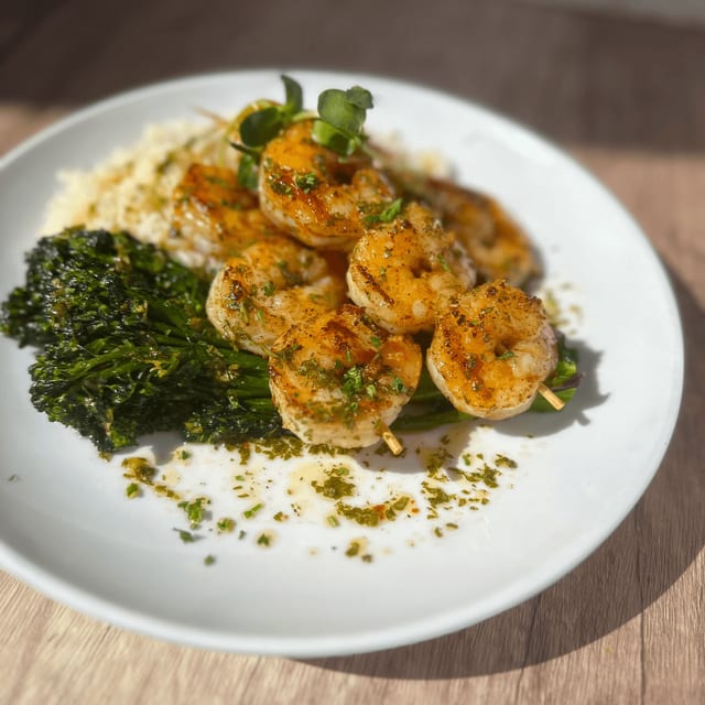 Grilled Shrimp Skewers.