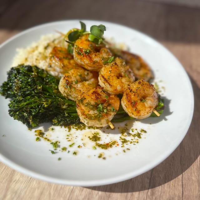 Grilled Shrimp Skewers.