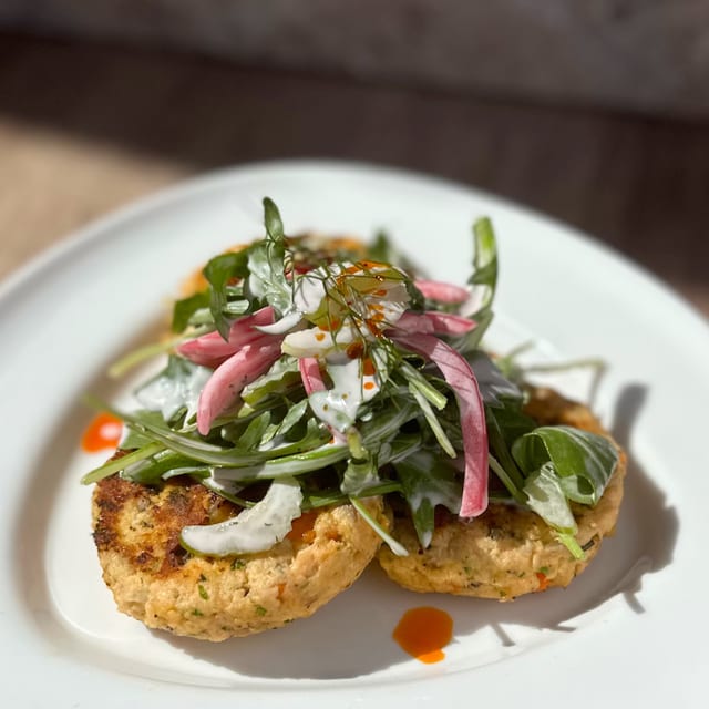 Salmon Cakes.