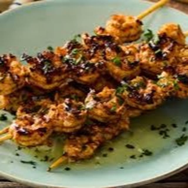 Add Shrimp Skewer.