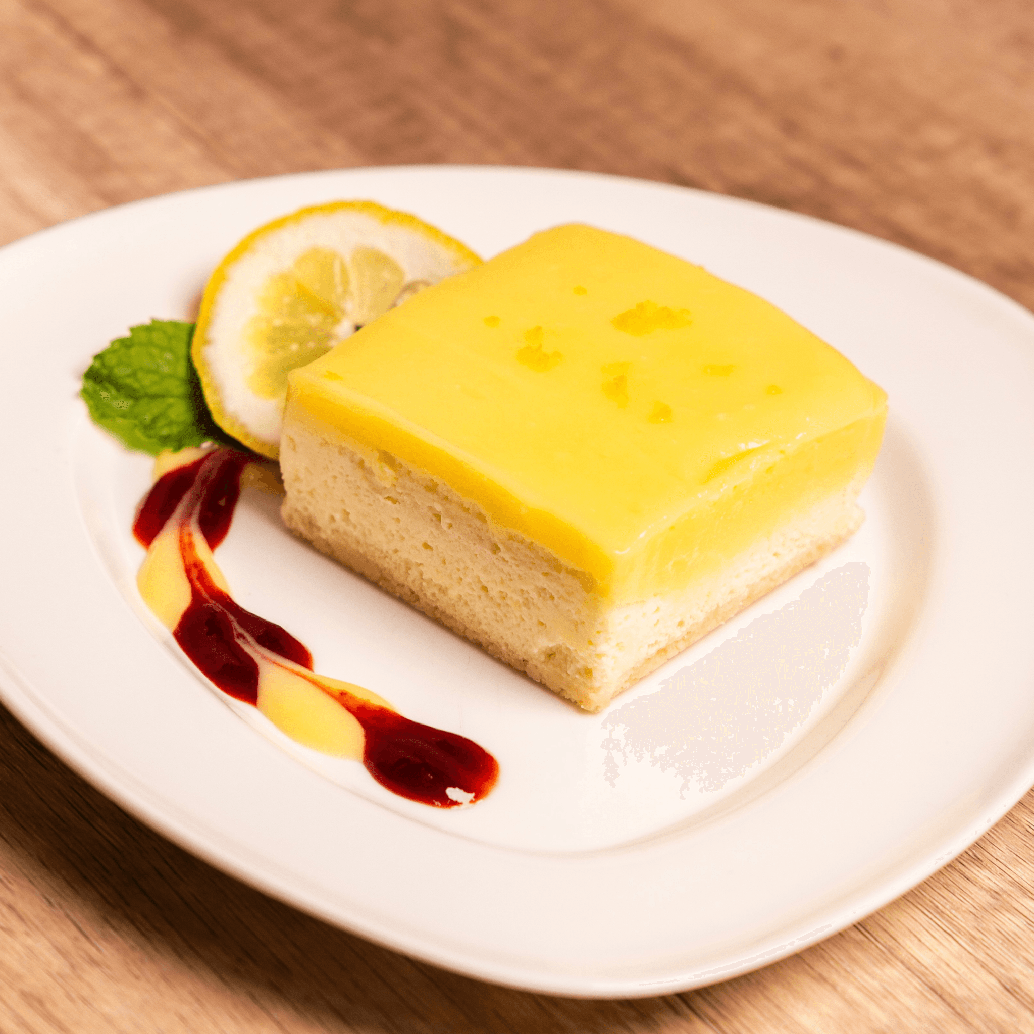 Limoncello cheesecake.