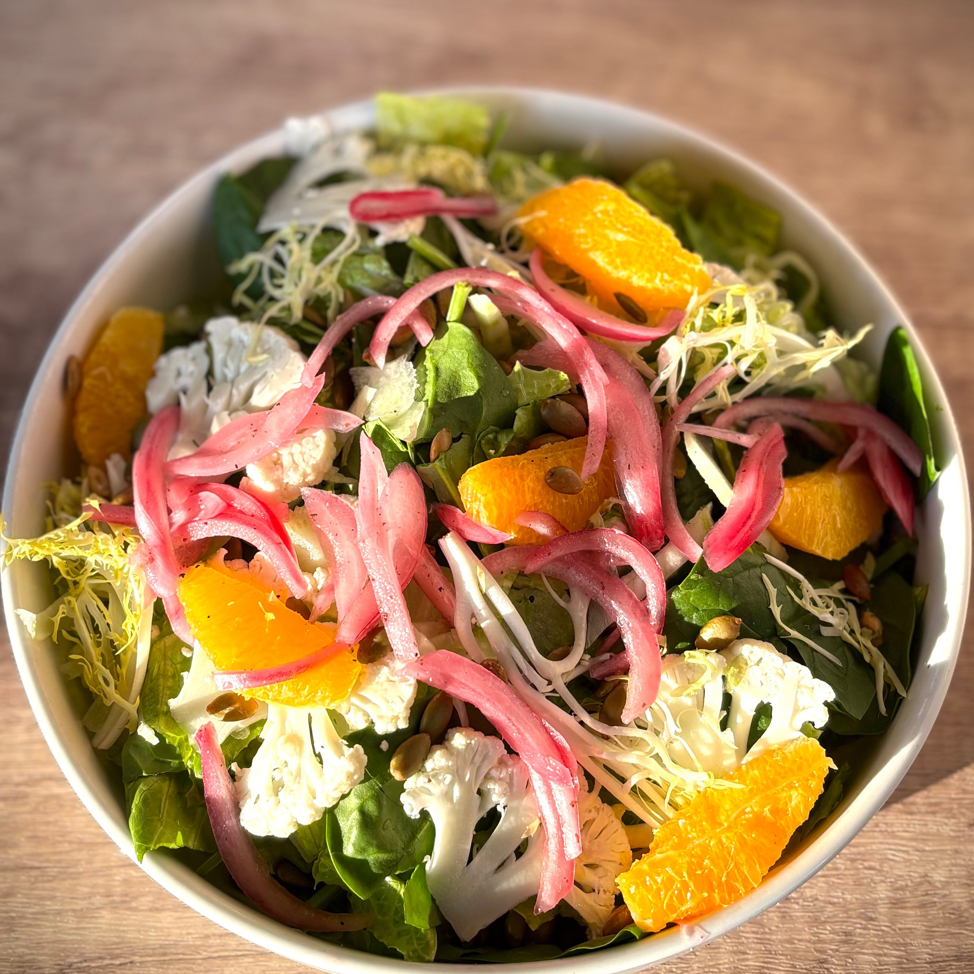 Shaved Cauliflower Salad.